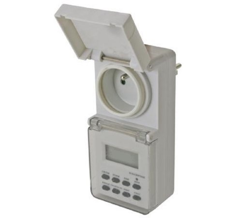 Розетка с таймером недельная Feron ТМ23 220В 3500ВТ 16А IP20 картинка